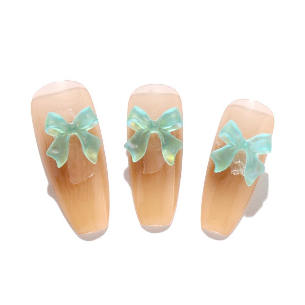 Mxbeauty Aurora Dekorasi Nail Art 3D Fashion Resin DIY Kuku Kuku Ornamen Kristal Manikur Aksesoris