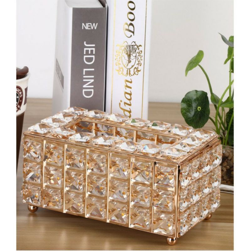 (GARANSI MANIK) tempat Tisu Crystal / Kotak Tisu Blink / Kotak Tisu / Kotak Tisu Eropa Nordic