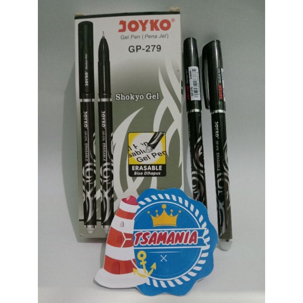 

Pulpen Bisa di hapus Joyko / Pulpen Gel Tinta Hitam Merk Joyko