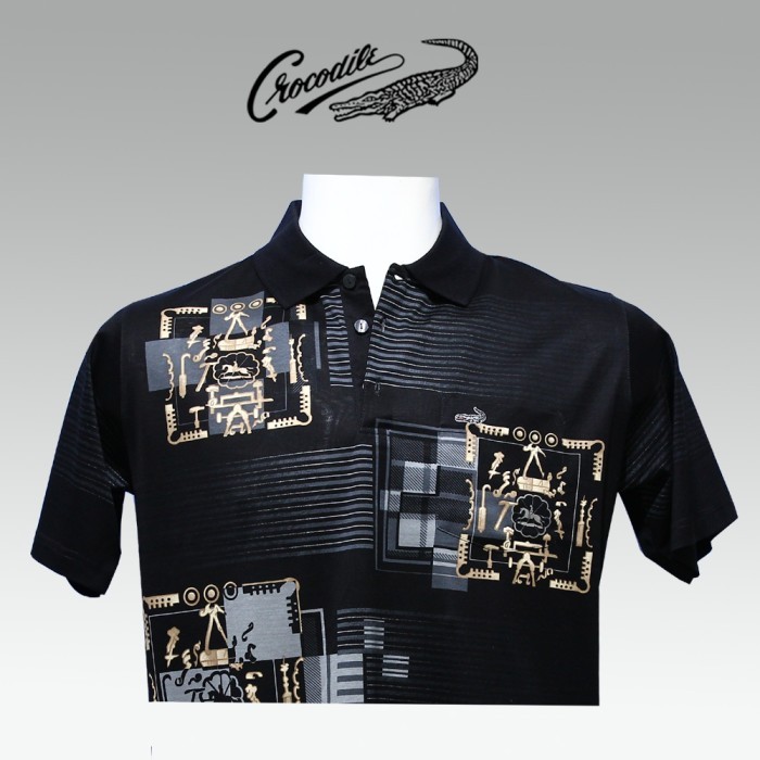 Kaos Crocodile Diamond 219 -1668 - Hitam, M