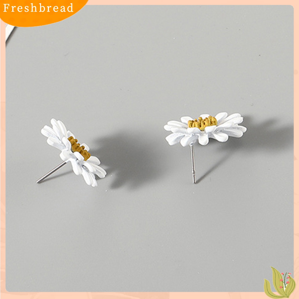 Fresh| Anting Tusuk Bentuk Bunga Daisy Untuk Wanita