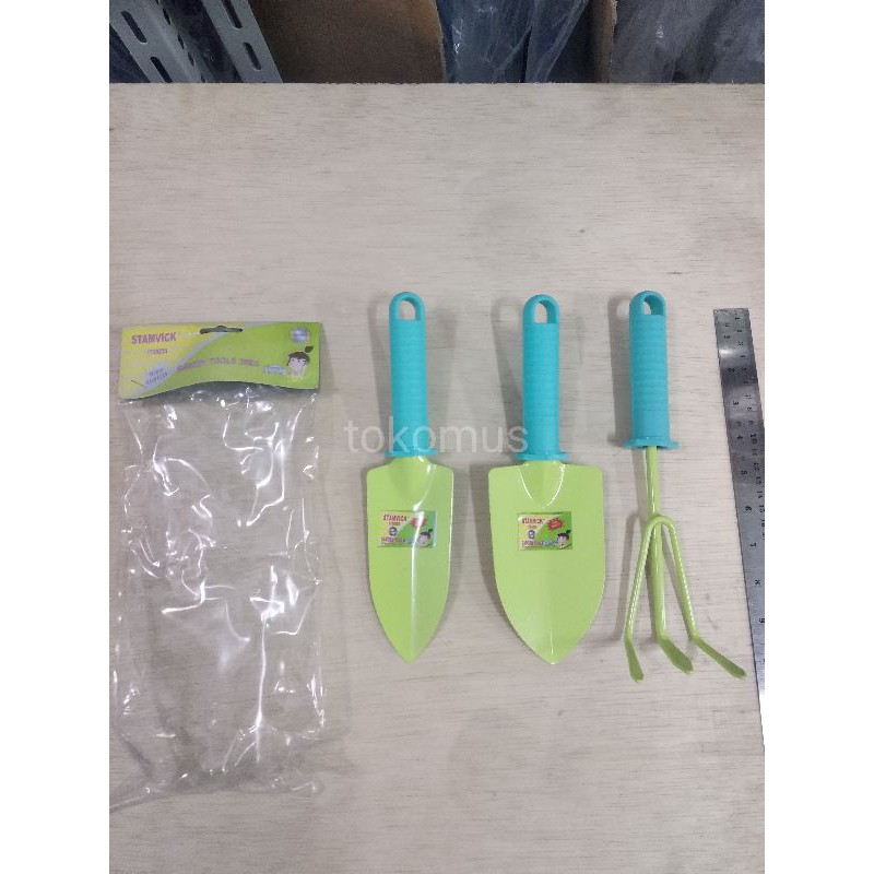 Garden Tools 3 Pcs/Alat Kebun Sekop Mini Garpu Set 3 Pcs Stamvick