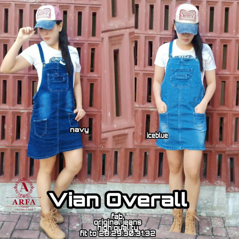 VIAN OVERAL JEANS MINI
