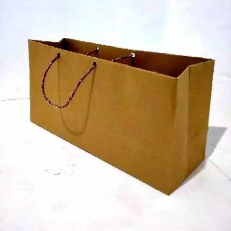 

Paper bag /tas kertas roti bolu/bandeng landscape (30x15x15)