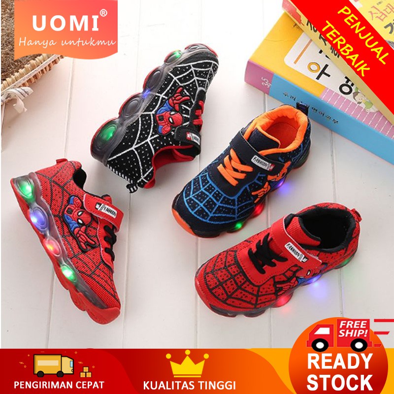 Uomi Sepatu Anak Laki Laki Sneakers Velcro Anak Laki Laki Uomi Sepatu Anak Laki Laki Sneakers Velcro Anak Laki Laki