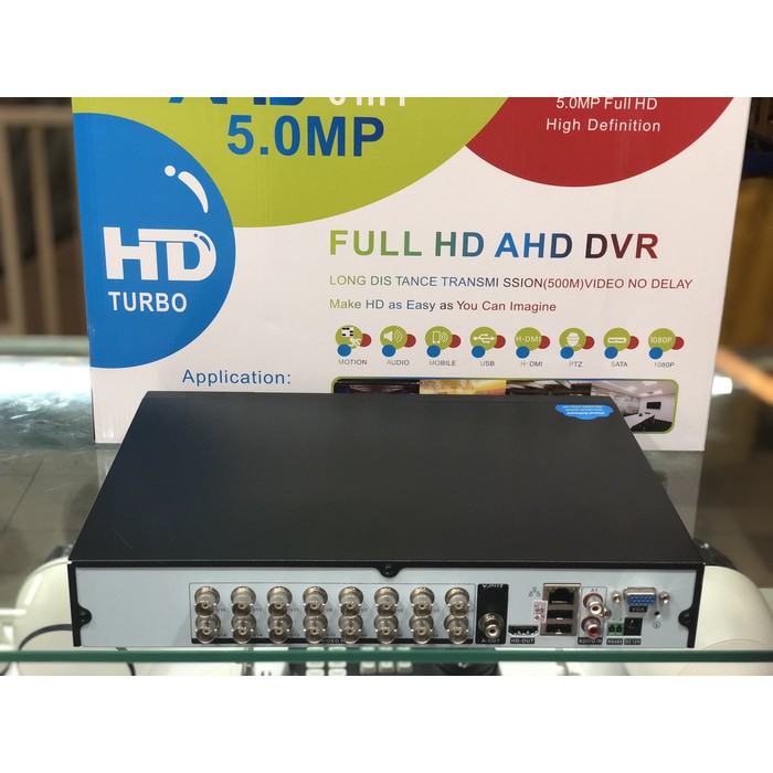 Dvr xmeye 16ch suport 5mp 6in1