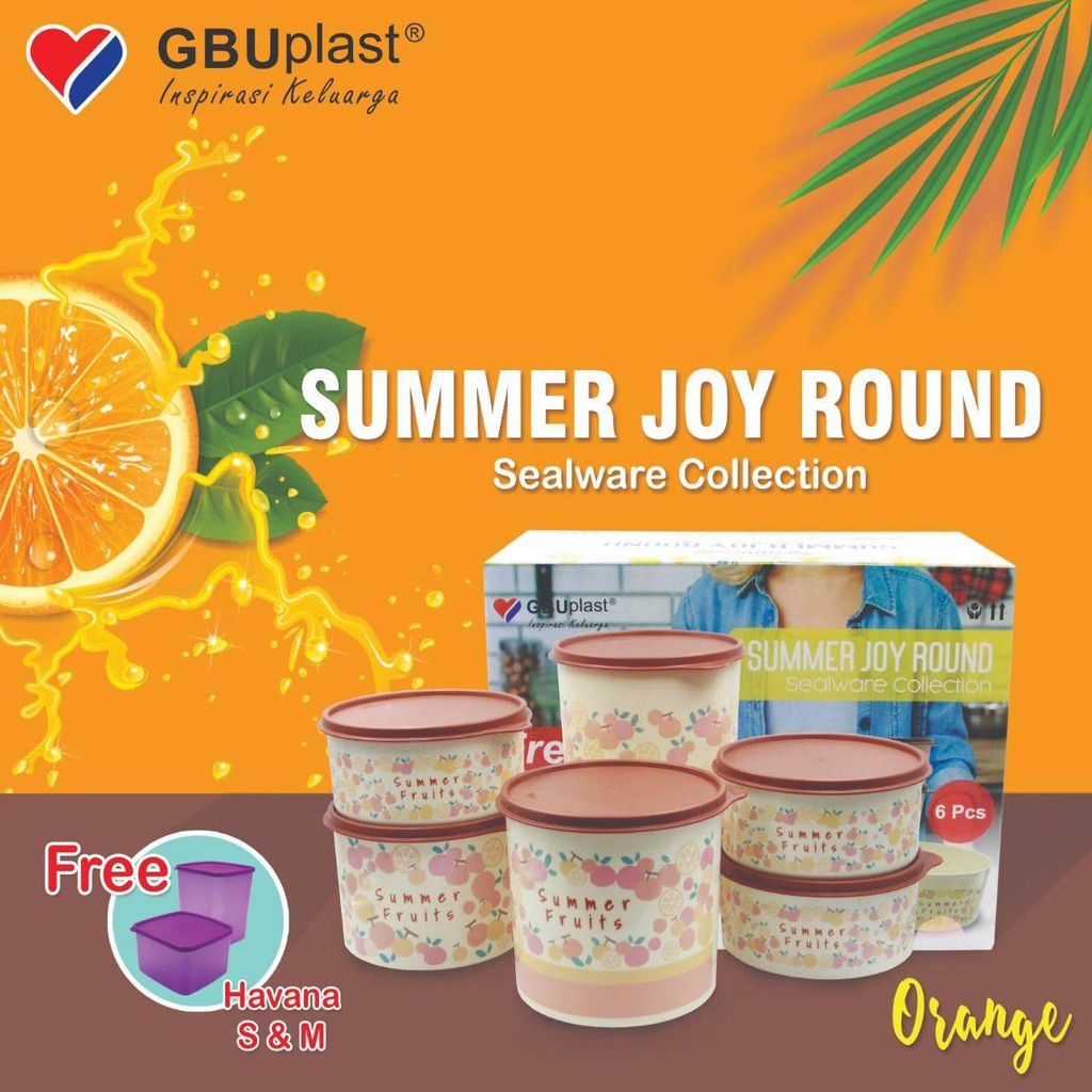 Jual Murah Toples Makanan Summer Joy Round Set Yl8nmYh8lJpxL