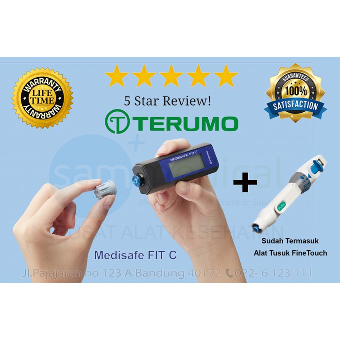 Promo Alkes - Terumo Medisafe Fit C Terumo Medisafe mini Alat Gula Darah
