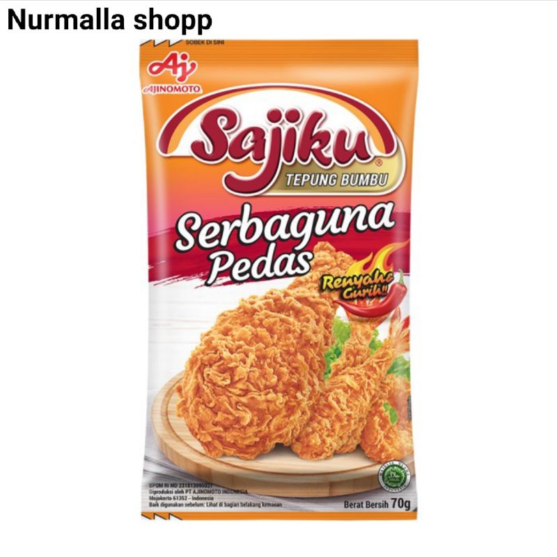 Sajiku® Tepung Bumbu Serba Guna (PEDAS) 70g