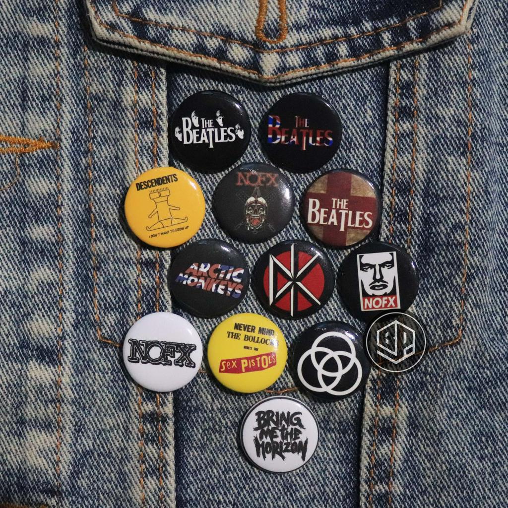 PIN BROS PIN EMBLEM PIN MUSIK AKSESORIS