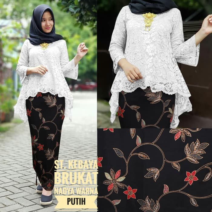  Kebaya  Modern Hijab  Remaja Style Modis Cantik Brokat 