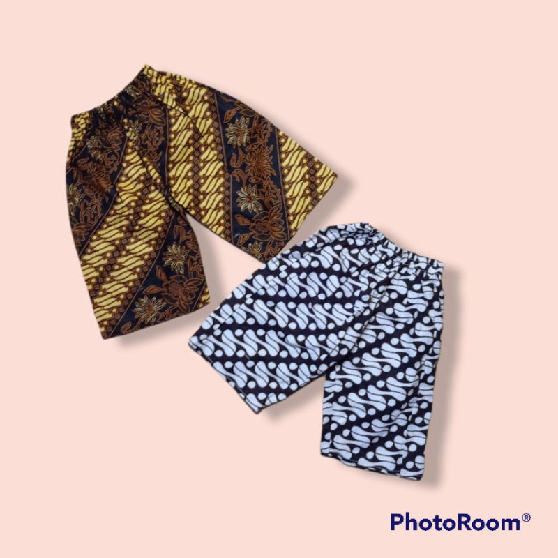 Celana rok batik anak / celana sarung batik anak / sarung celana batik anak / celana rok instan jari