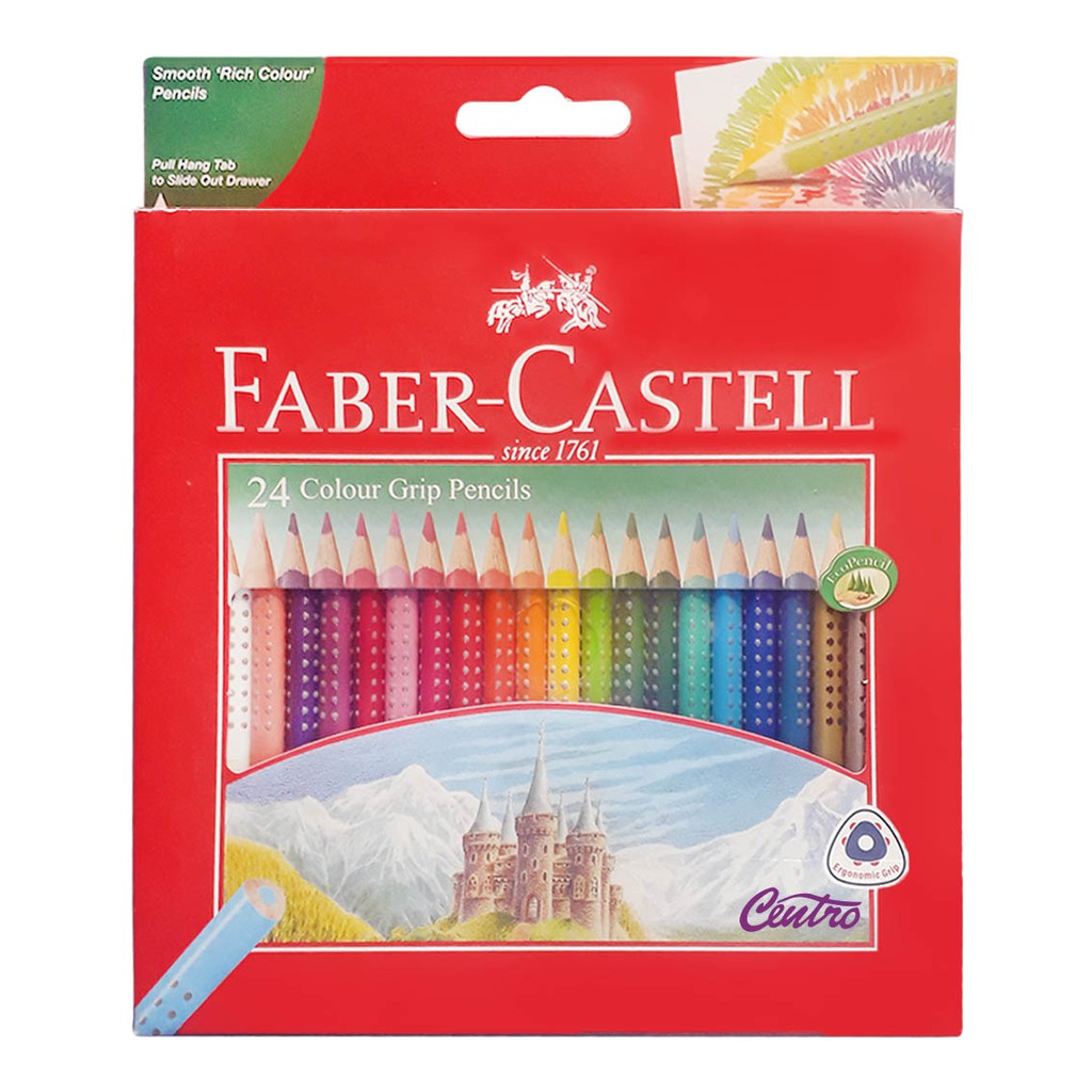 

Faber Castell Colour Pencils Grip Dot Pensil Warna Anak PG TK isi 24