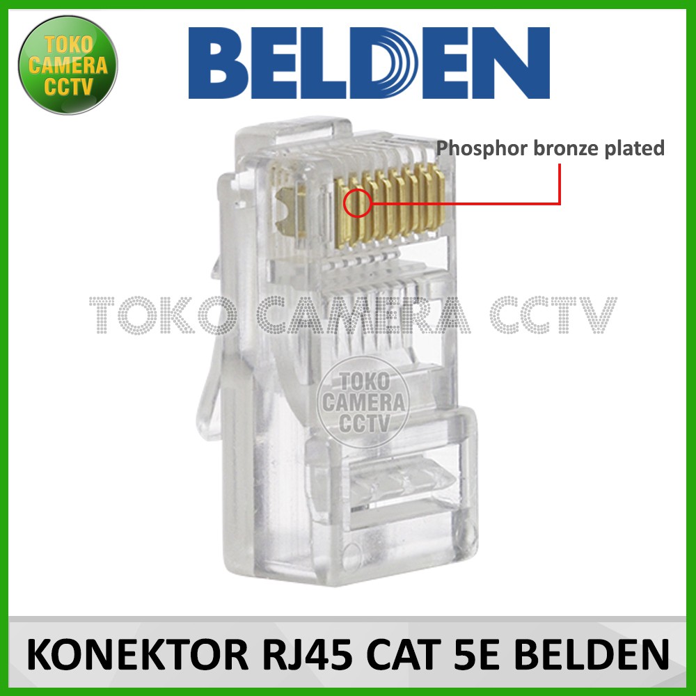 RJ45 BELDEN CAT 5E KONEKTOR UTP LAN BELDEN CAT5E ECER SATUAN