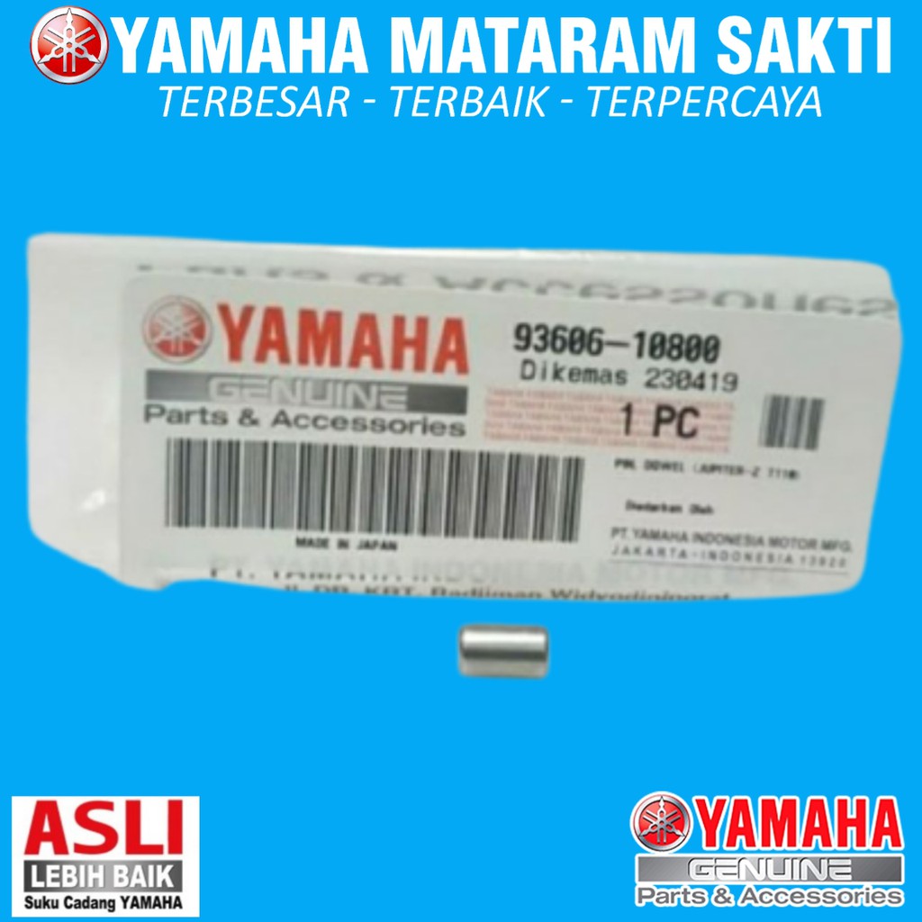 PIN DOWEL / PELOR CAGE JUPITER Z , VEGA R , VEGA ZR ORIGINAL / 93606-10800