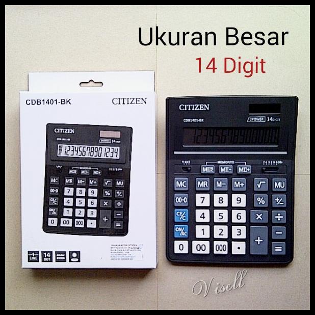 

Standard Calculator - Kalkulator Citizen Ukuran Besar