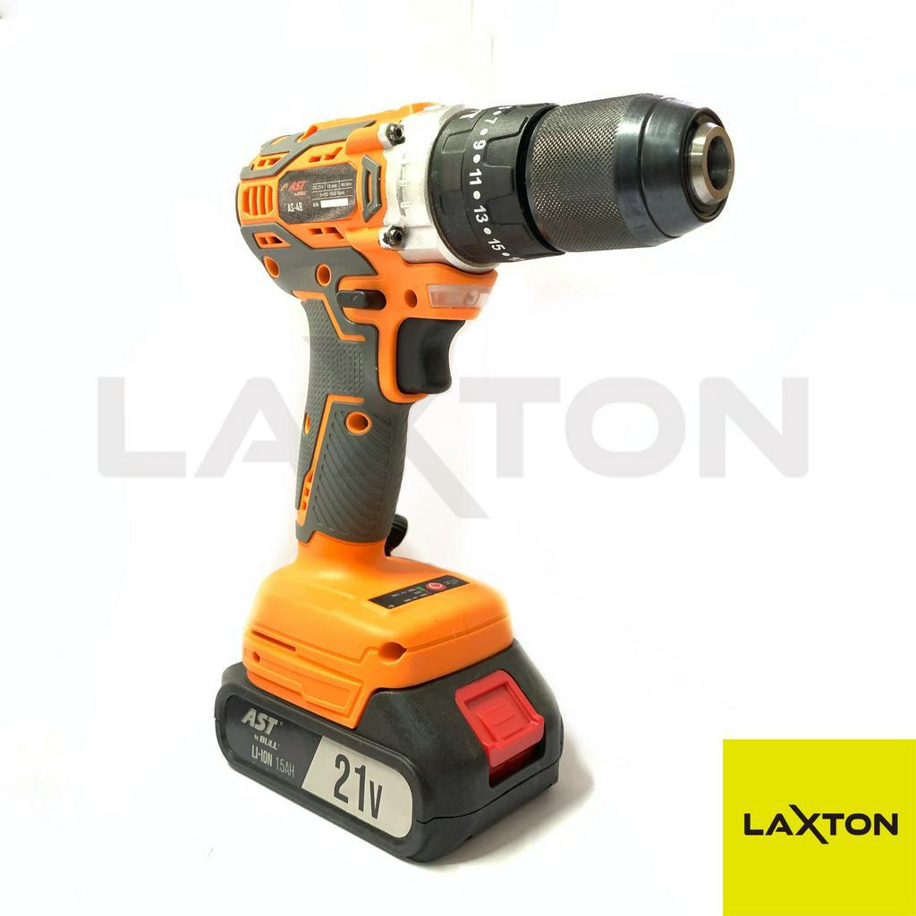 AST Mesin Bor Palu Beton Baterai Tangan Impact Cordless Drill Cas 13mm