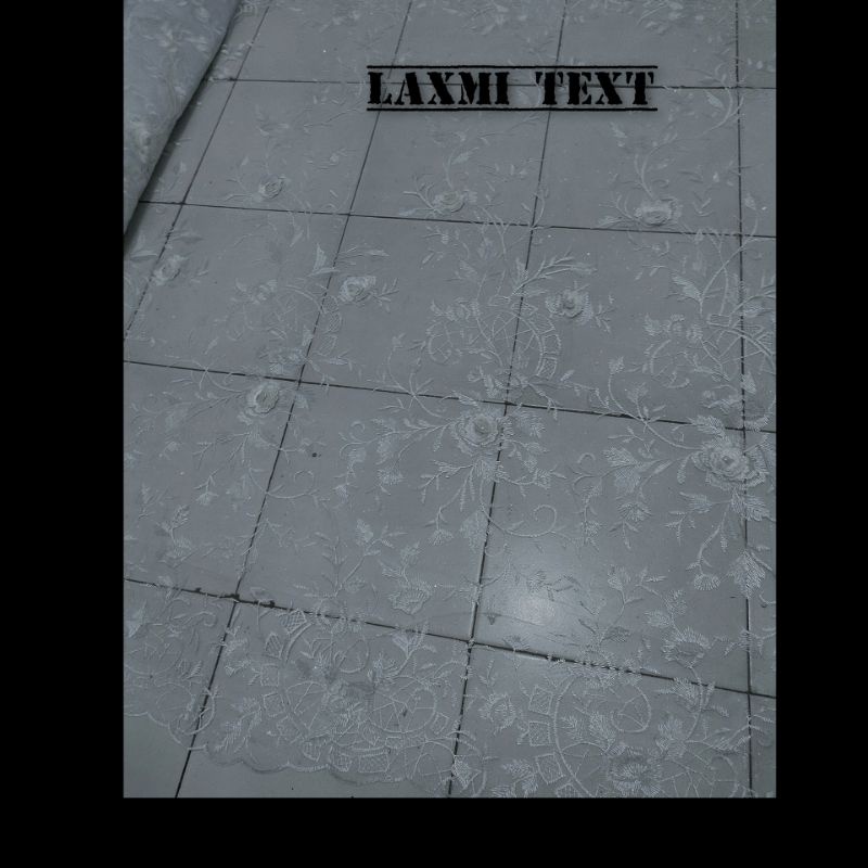 kain tile 3d / bahan tulle 3d/ TERBARU