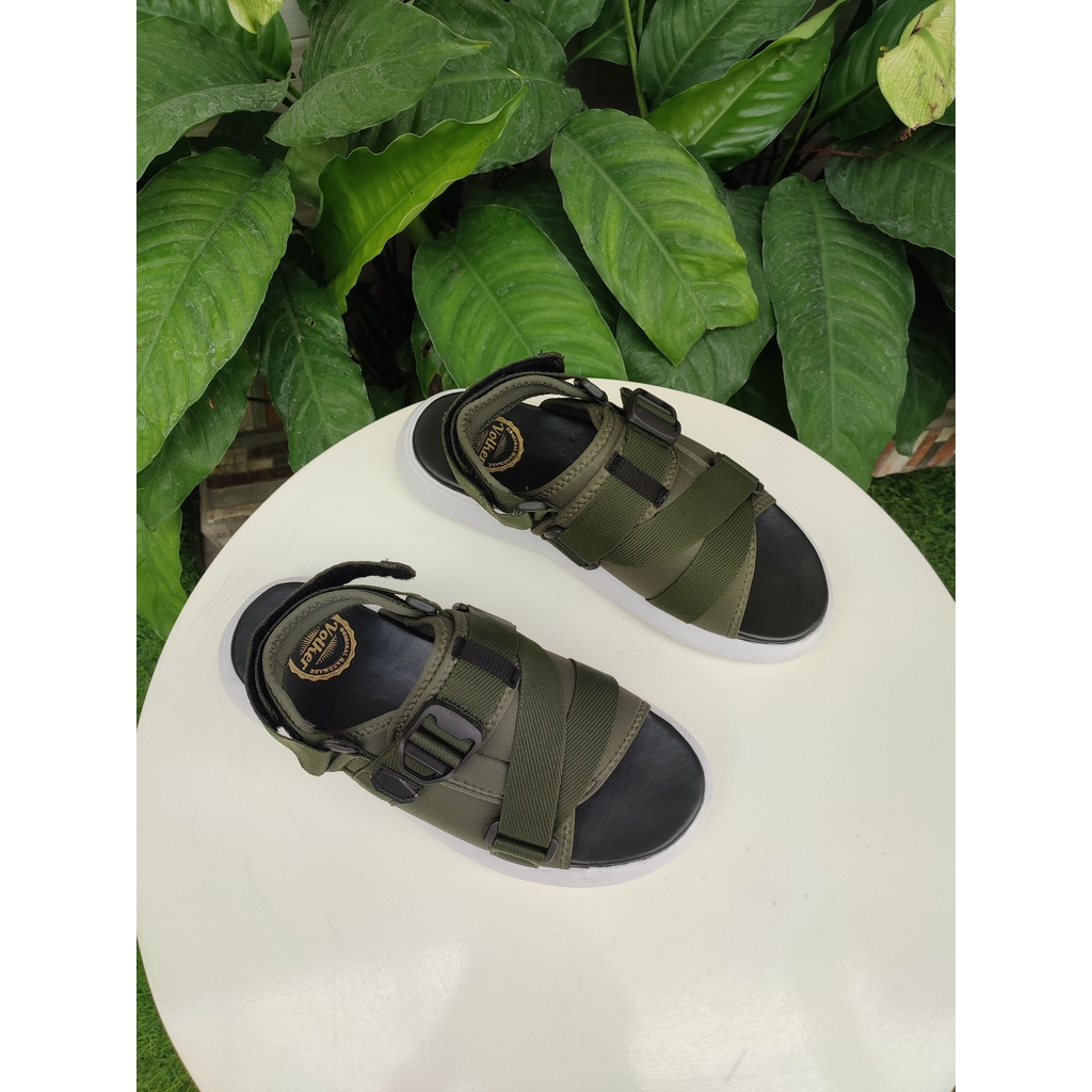 sandal kasual pria wanita volkerfootwear nuft mock up army