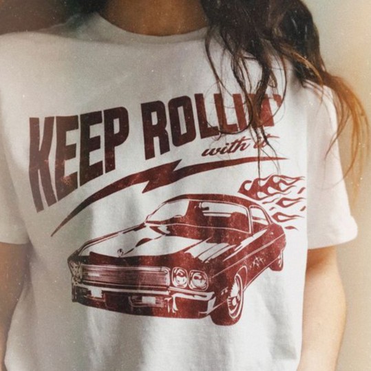 Keep Rollin T-shirt | crbn_cloth | cirebon cloth