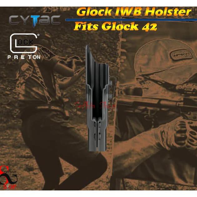 BARANG BARU HOLSTER IWB GLOCK 42