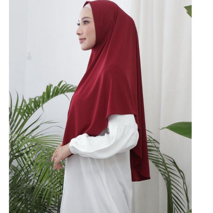 Kerudung Bergo Malay Ukuran L Nonpet Hamidah