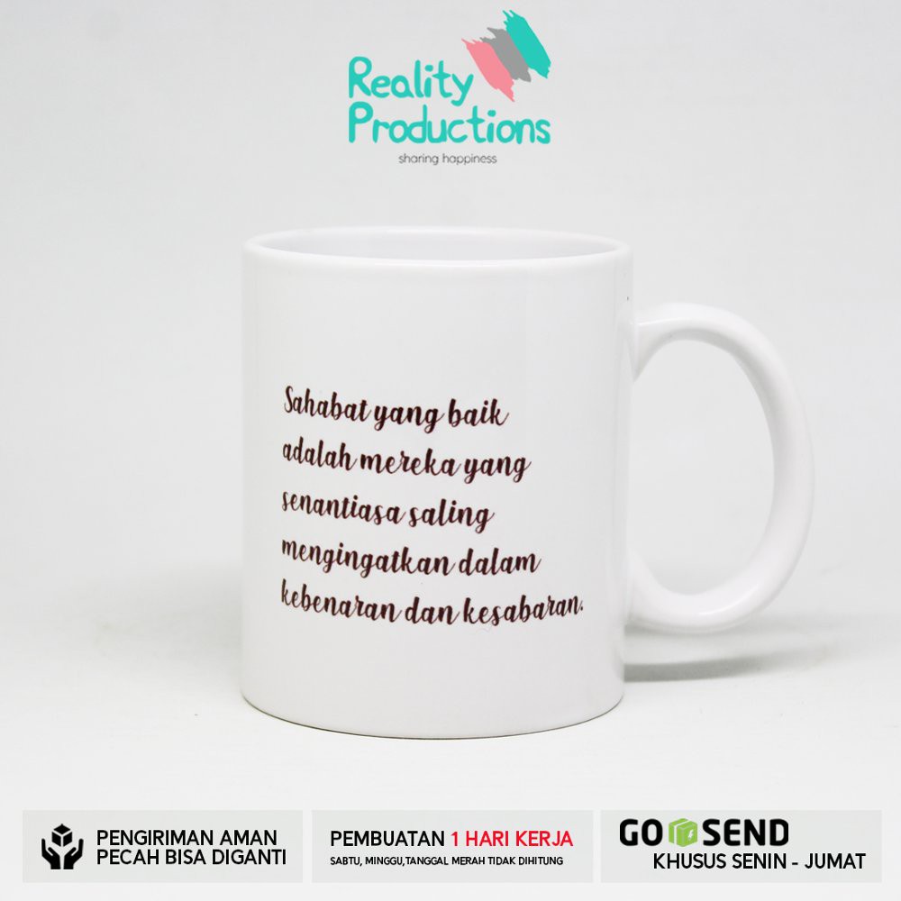 Jual Mug Persahabatan 3 Wanita Hijab Untuk Kado Sahabat Paket 3 Pcs SALE