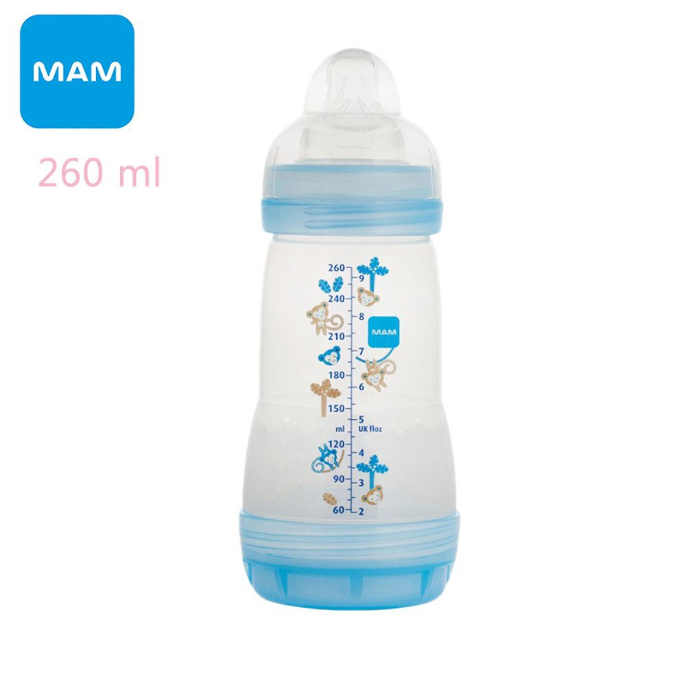 MAM Anti Colic Bottle 260ml (Motif Beragam)