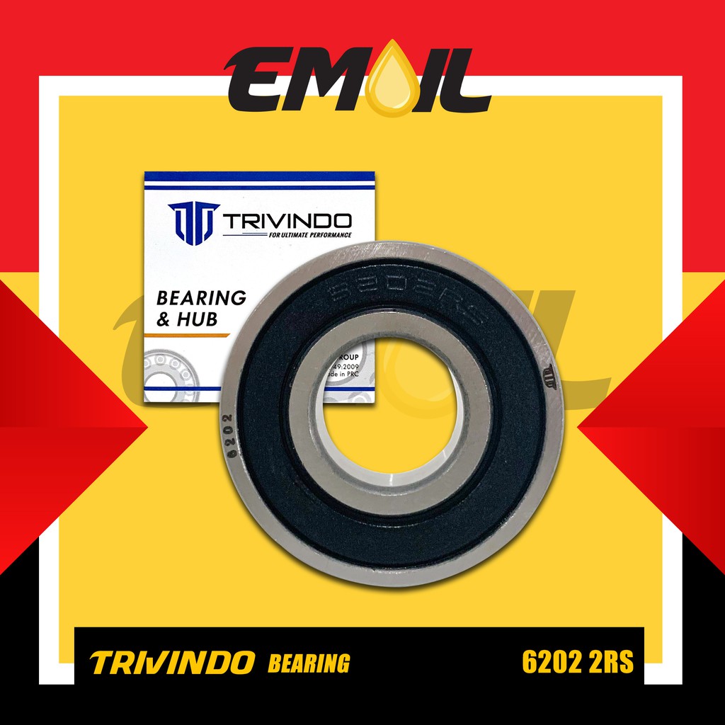 Ball bearing laher 6202 2RS Trivindo