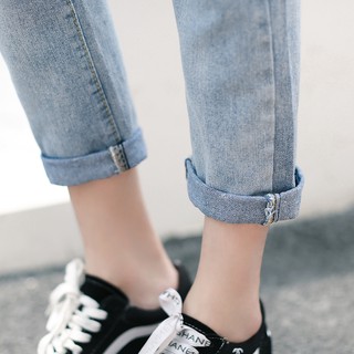 Celana Panjang Jeans Korea Lurus High Quality Motif Print Celana Panjang Jeans Korea Lurus High Quality Motif Print