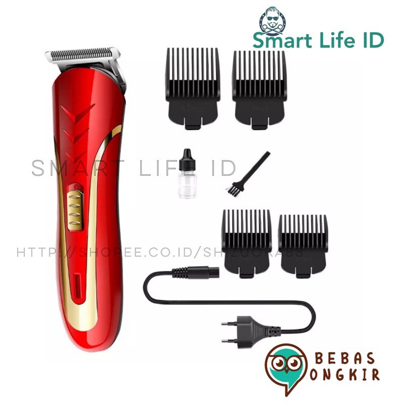 Kemei KM 1407 1409 1506 Alat Cukur Rambut Cukuran Kumis Jenggot Hair Clipper Professional Kemei