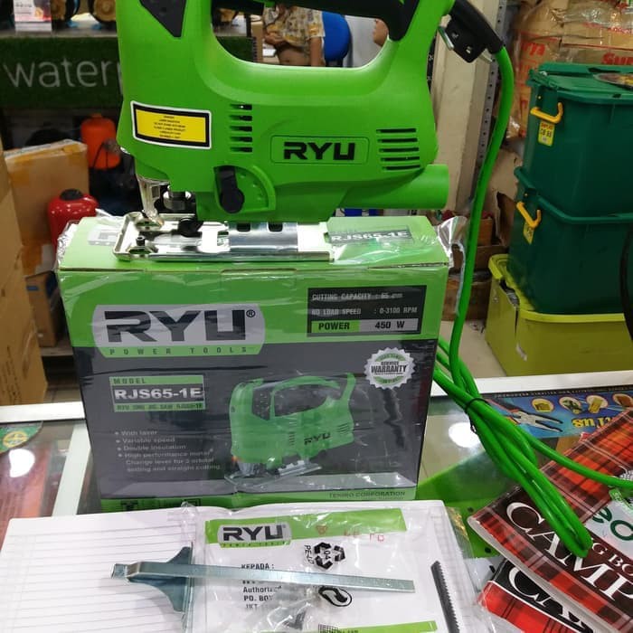 MESIN JIGSAW LASER RYU RSJ 65-1E JIG SAW LASER GERGAJI KAYU New / Original