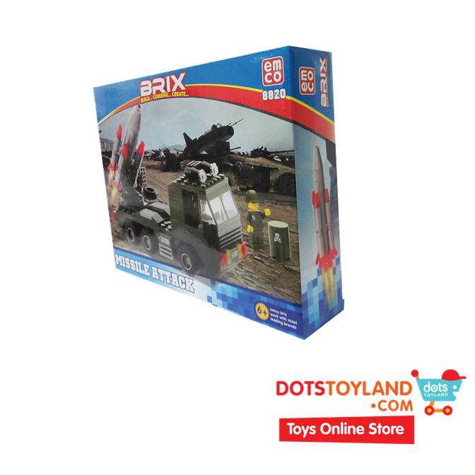 Emco Brix Missile Attack 8820 Mainan Anak Brix Mainan Anak