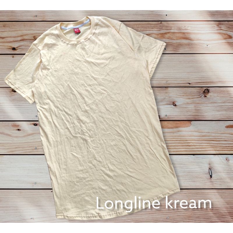 kaos oblong longline