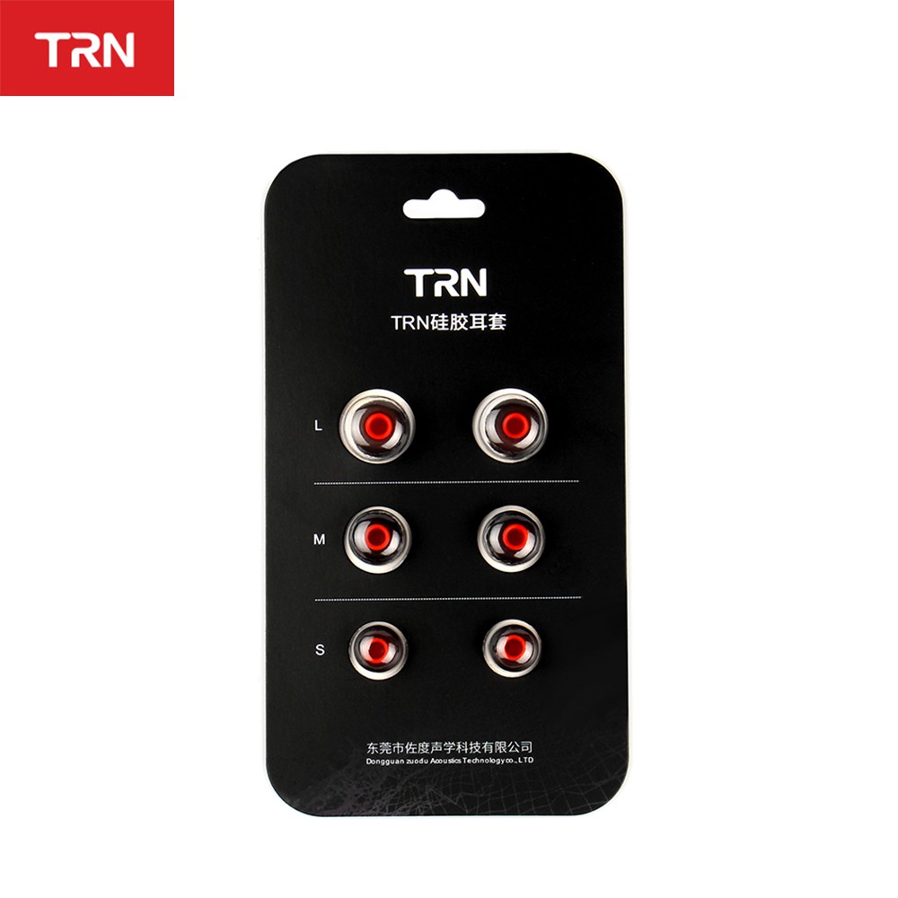 TRN Ear Tips 3 Pairs (6pcs) Silicone Eartips for KZ TRN CCA Earphone