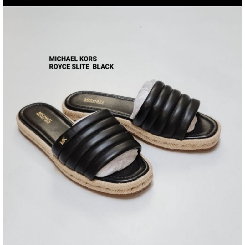 Sandal michael kors royce slide black original