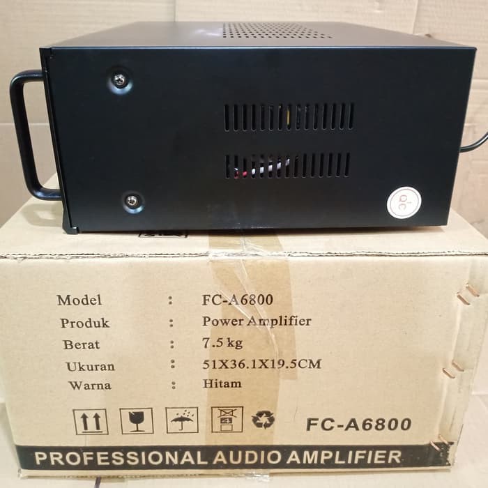 AMPLI FIRSTCLASS FC A6800 PROFESIONAL AUDIO AMPLIFIER