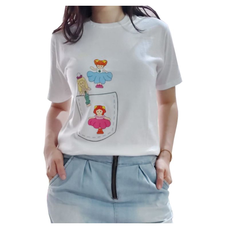 Polly Pocket T-Shirt / Kaos Polly Pocket bisa custom  gambar lain juga