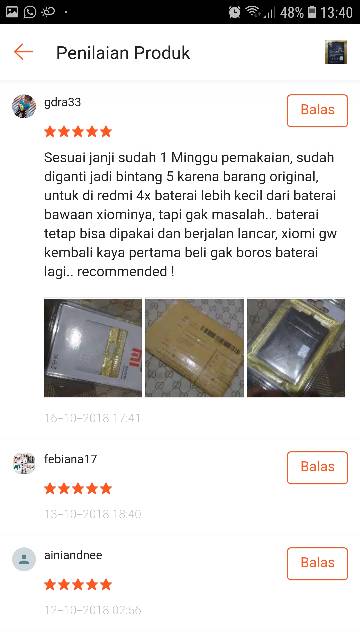 Baterai Battery Batre Original Redmi 4A / 4A Prime BN30 BN 30