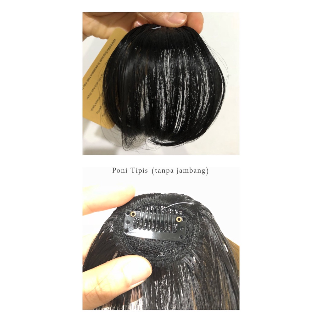 Poni tipis korea / see through bangs / poni korea d1033 d1034 d1050 poni klip