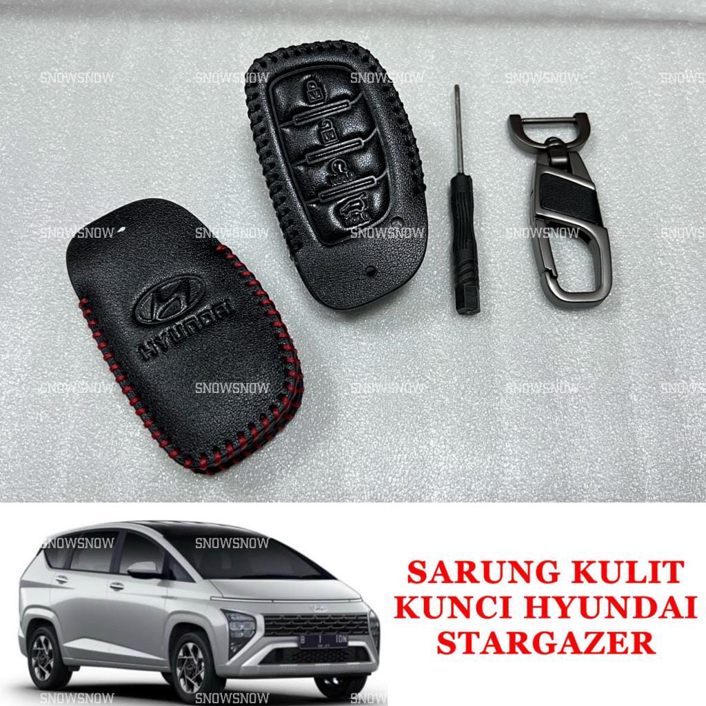 Sarung Kunci Remote Kulit Hyundai Stargazer 2022 2023 Up