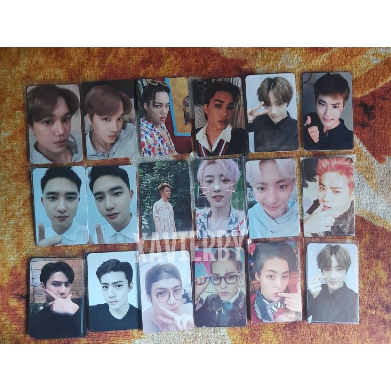 PHOTOCARD EXO OFFICIAL/PC KAI,DO,LAY,SEHUN,XIUMIN,CHANYEOL,SUHO,CHEN/PC EXO OFFICIAL/PHOTOCARD CHANY