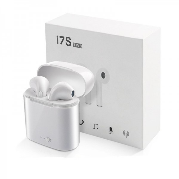 Headset Bluetooth I7S HBQ TWS 5.0 Twin Headset Earphone Headphone Earbud Bluetooth True Wireless Airpods Ekstra Bass