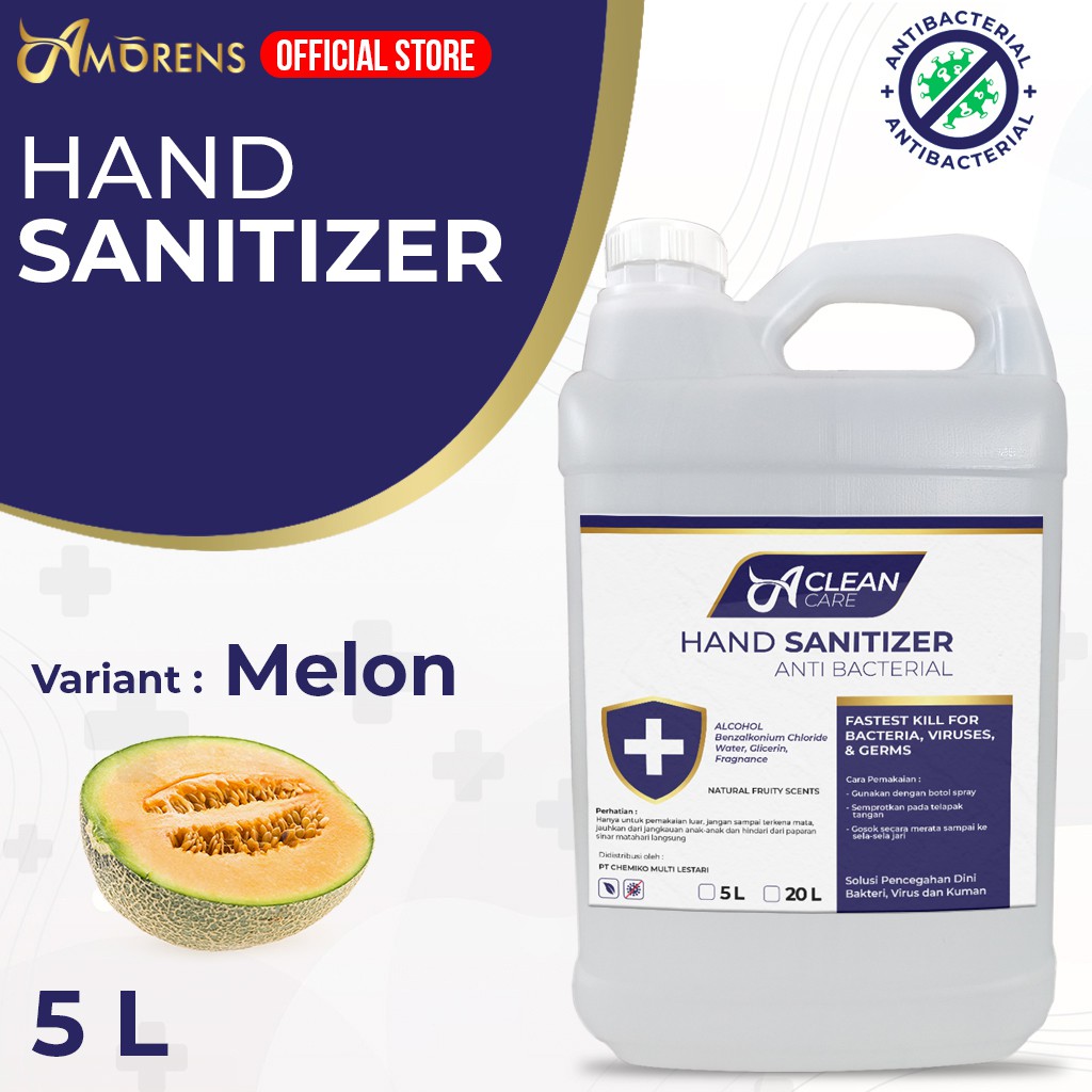 AMORENS Hand Sanitizer Cair 5 Liter (Non-Gel)