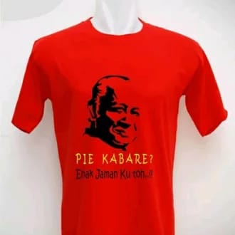 PREMIUM Kaos Tshirt Soeharto Baju Piye Enak Jamanku Toh Presiden