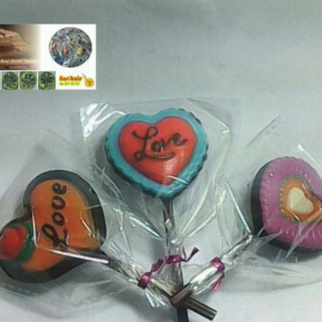 

Coklat lolipop Love