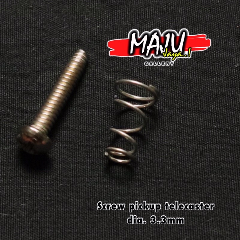 screw baut pickup + spring single coil stratocaster telecaster g&L gnL asat classic style