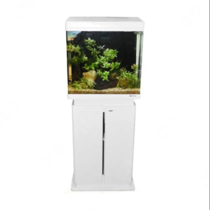 Boyu set aquarium dan kabinet ms-420m Putih