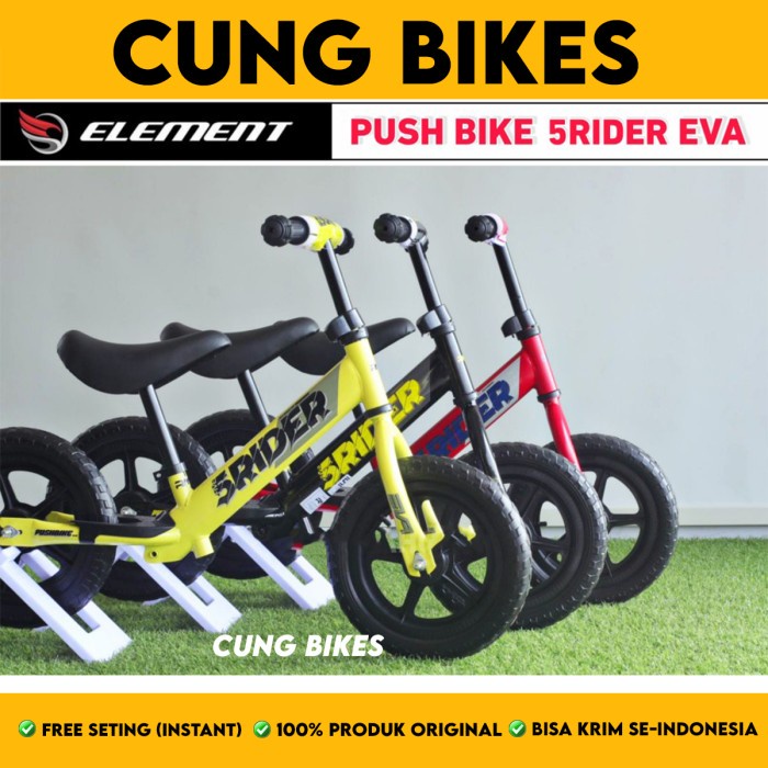 Sepeda Push Bike RMB 5RIDER alat Keseimbangan Anak Balance bike Element Ban EVA