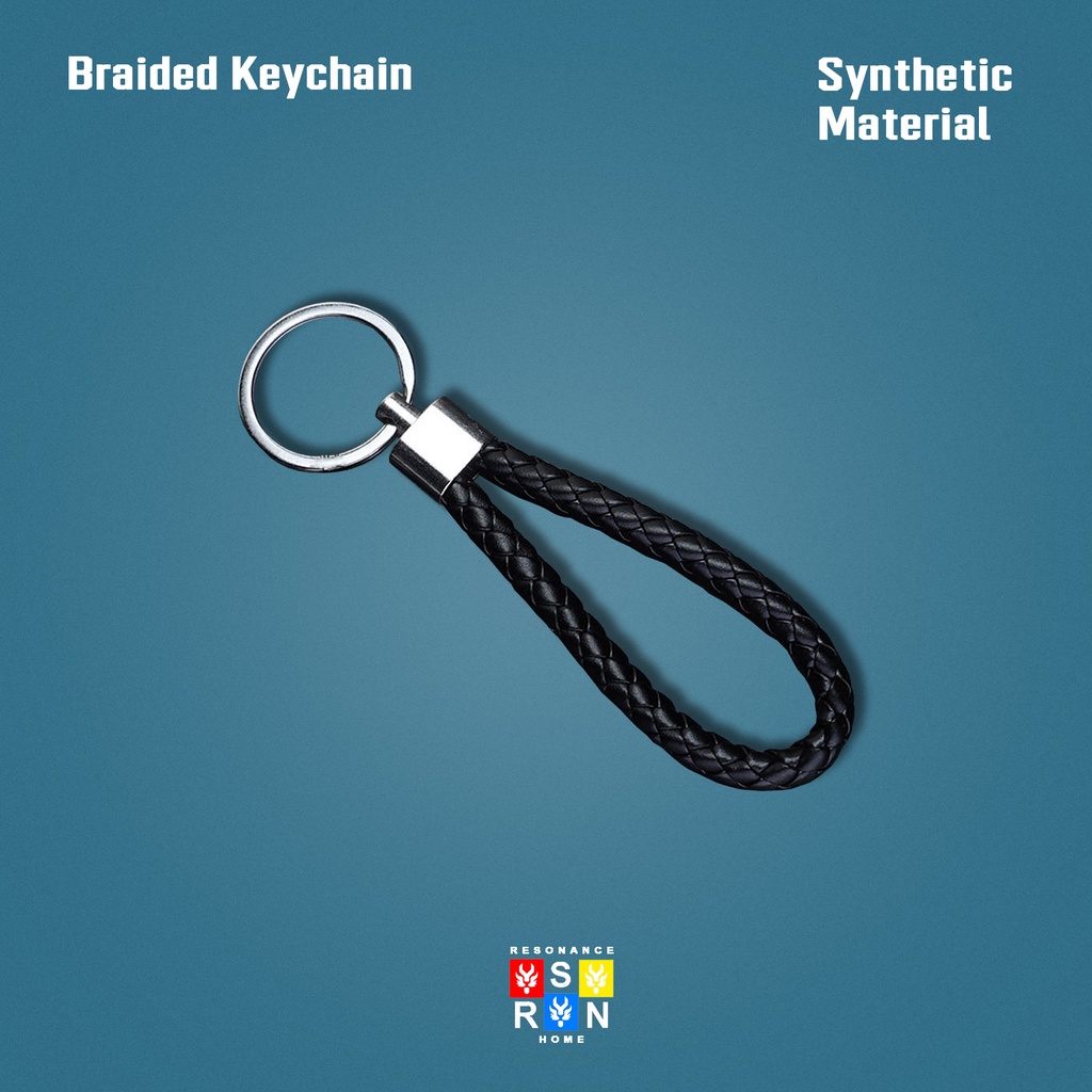 Gantungan Kunci Tali Anyam / Braided Keychain Resonance Home